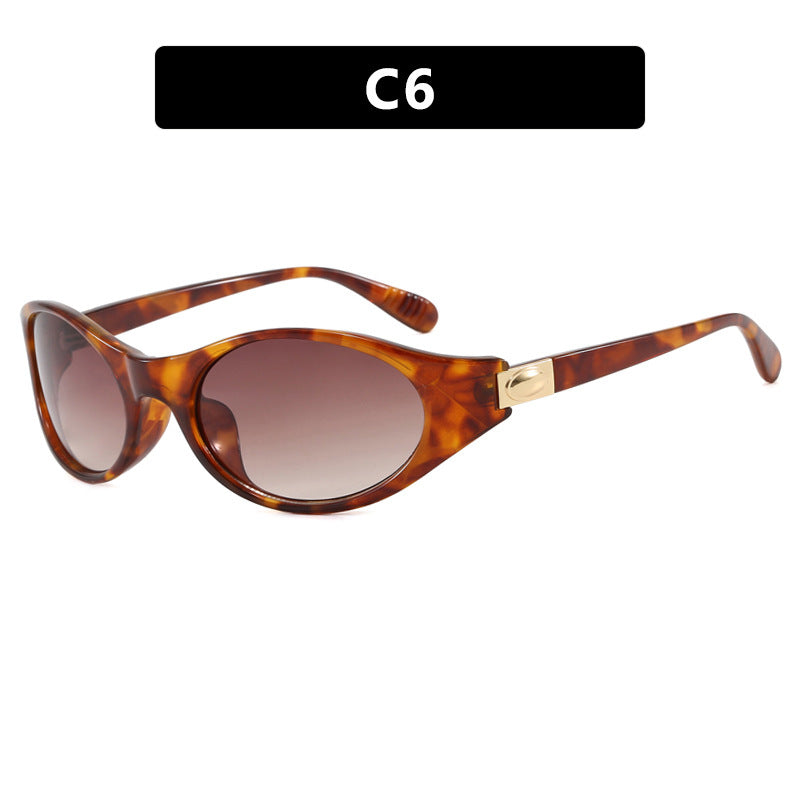 Damen stilvolle Sonnenbrille im eleganten Ovaldesign mit schützendem UV-Filter Brehn