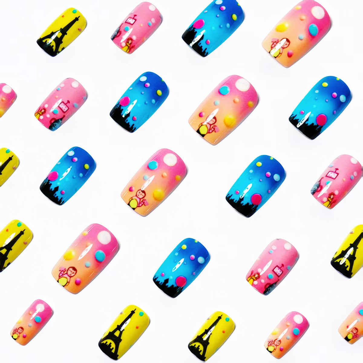 Kreative Nail Art mit Pariser Motiven Brehn