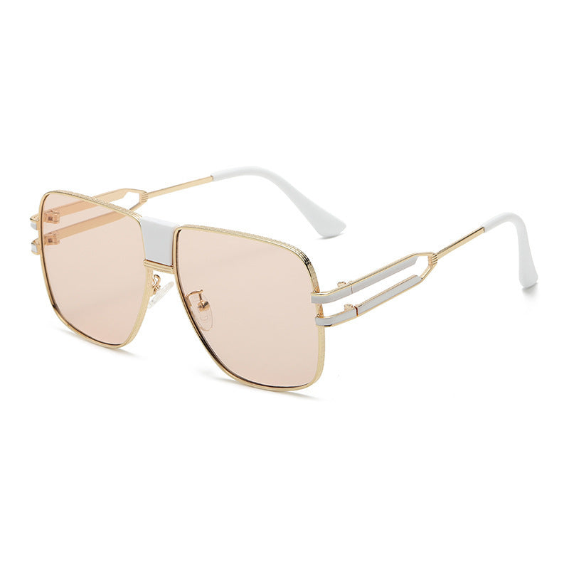 Damen exklusive modische oversized Sonnenbrille mit glamourösen Akzenten Brehn