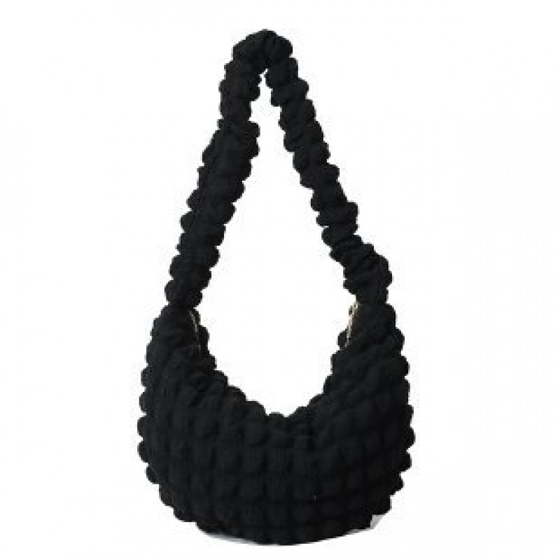Texturiertes Stoff-Hobo-Bag Brehn