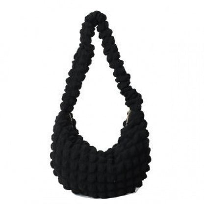 Texturiertes Stoff-Hobo-Bag Brehn