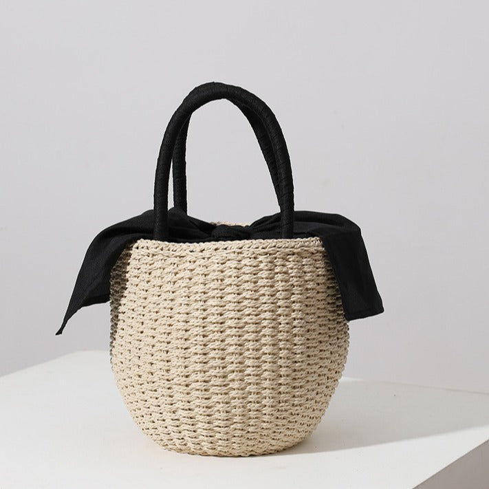 Handgefertigte Korbtasche mit Stilvollem Designs Brehn