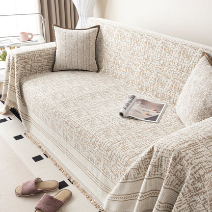 Gewebte Textur Sofa Bettwäsche