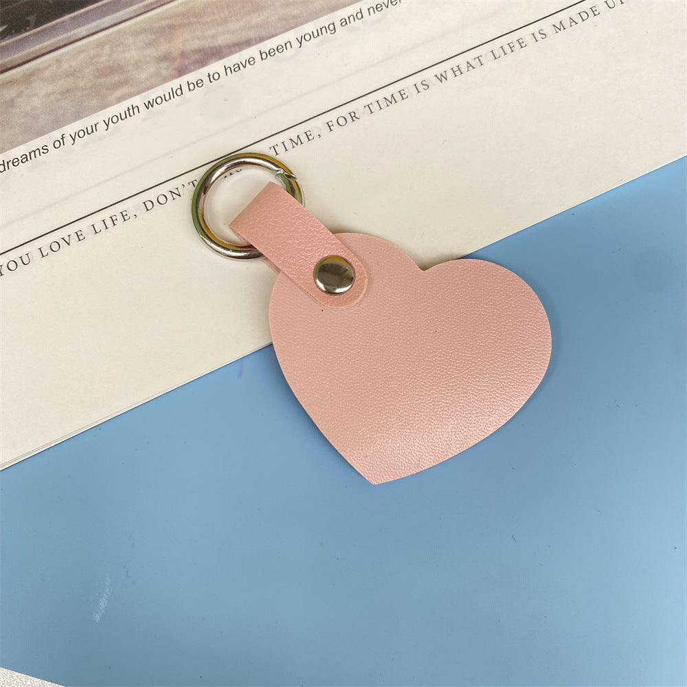 Premium Herzförmiger Leder-Schlüsselanhänger Brehn