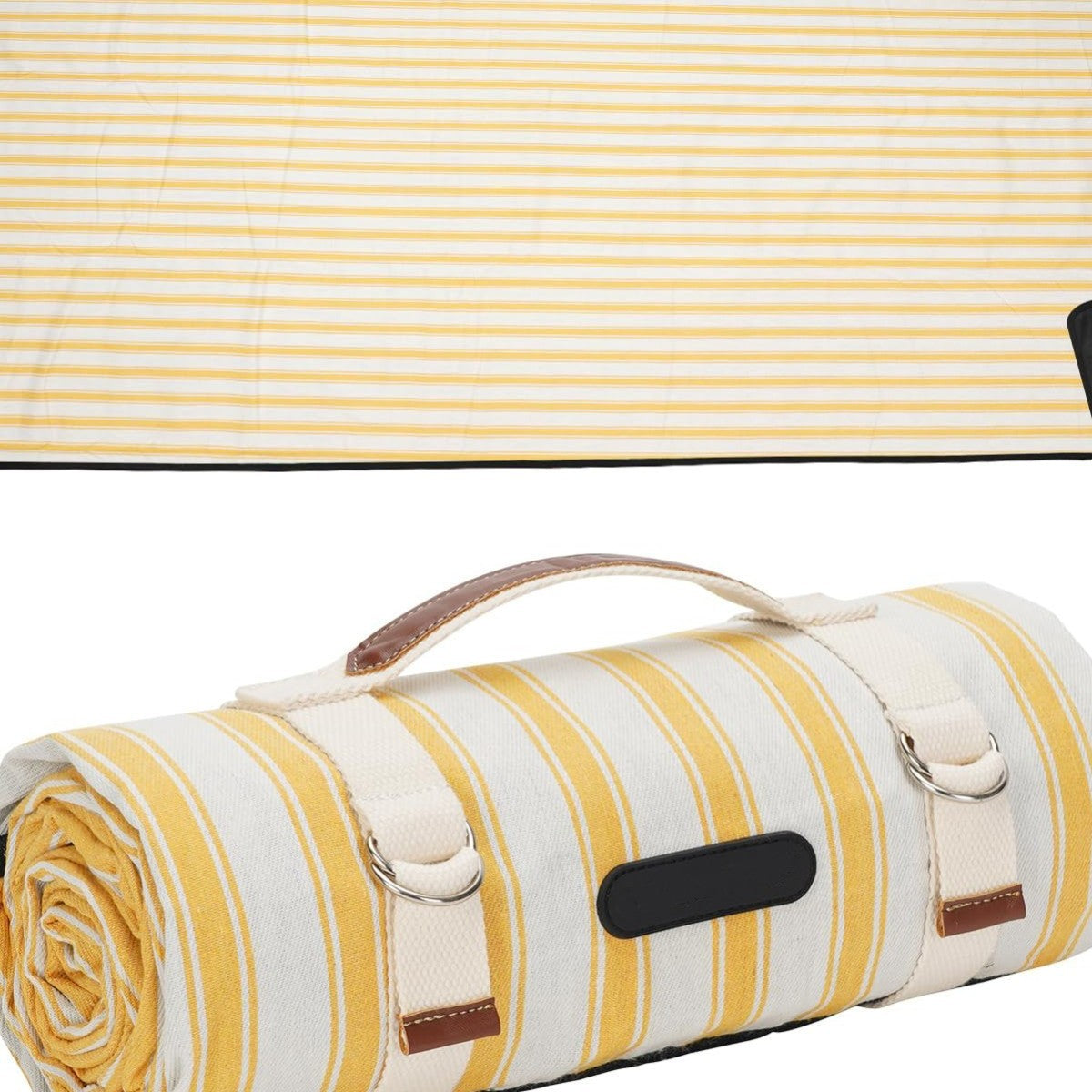 Unisex Picknickdecke mit wasserabweisender Unterseite und Tragegriff Brehn