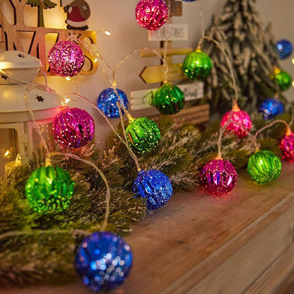 Farbige LED Weihnachtslichterkette Brehn