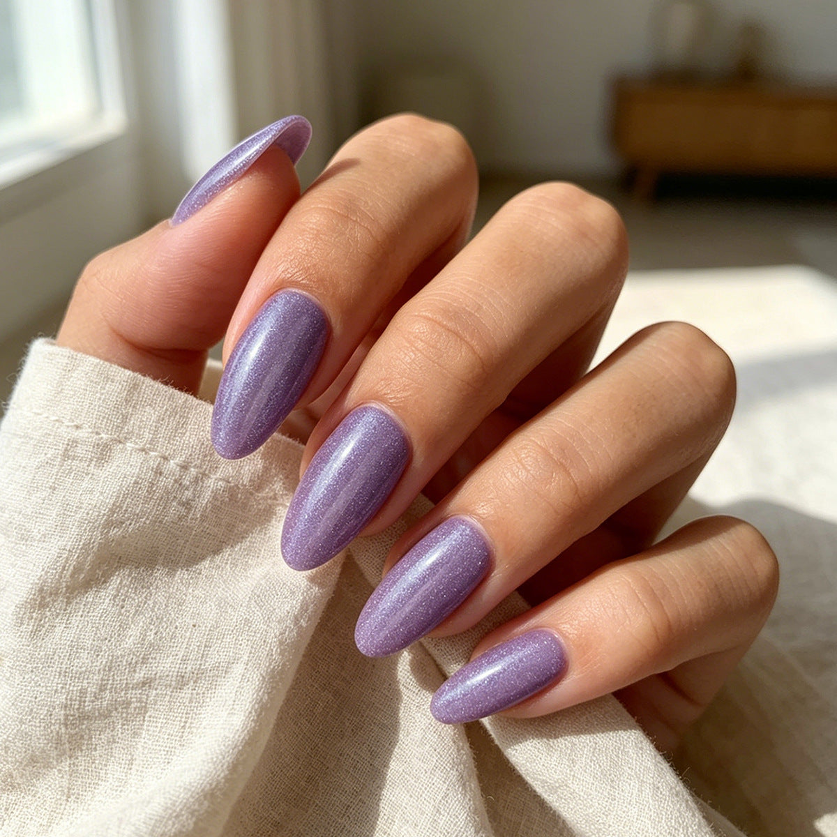 Sparkling Lange Stiletto Press-On Nägel Brehn
