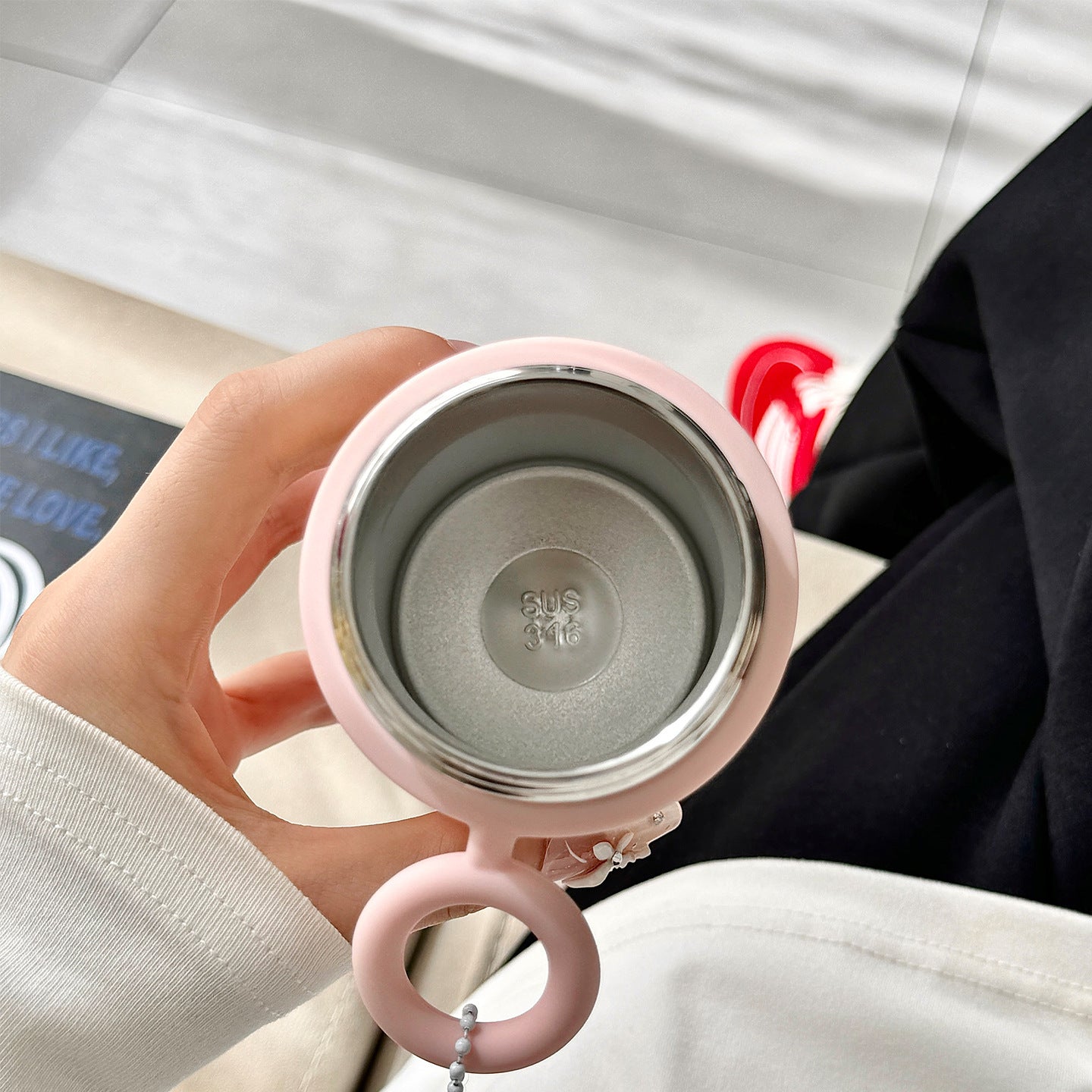 Damen Trinkbecher mit Motiv Brehn