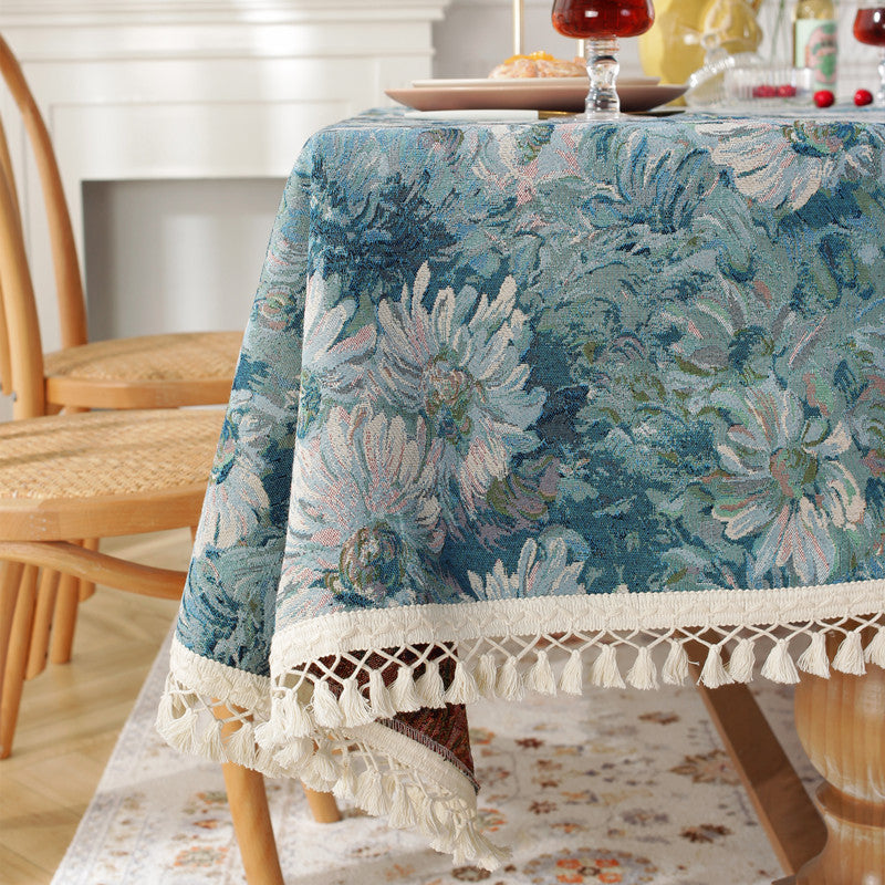 Blumenmuster Tischdecke
