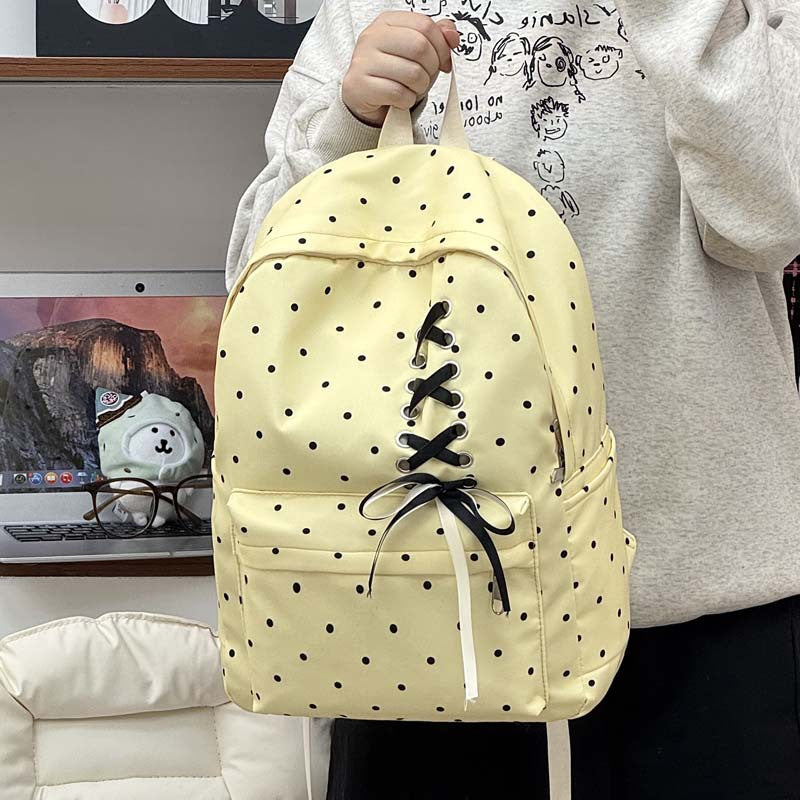 Verspielter Punkte Casual Rucksack Brehn