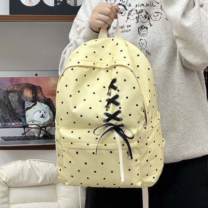 Verspielter Punkte Casual Rucksack Brehn