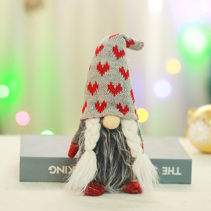 Niedliche Weihnachtsgnom-Dekoration Brehn