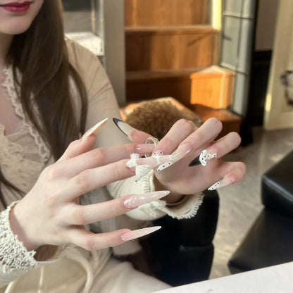 Künstlerische 3D Thema Press-On Nagelverlängerungen