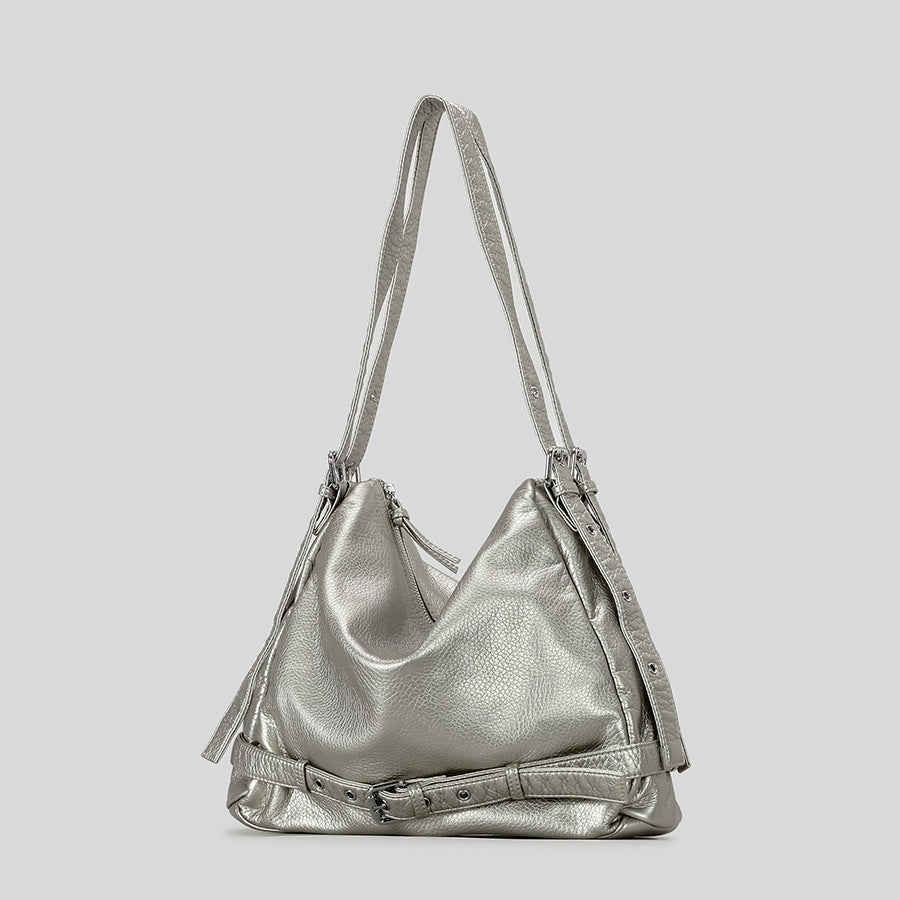 Lässige Bequeme Leder Schultertasche