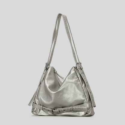 Lässige Bequeme Leder Schultertasche