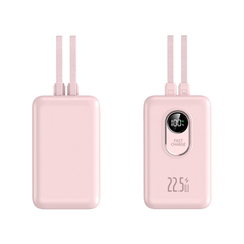 Tragbare Powerbank mit schnellem Ladegerät und digitalem Display Brehn