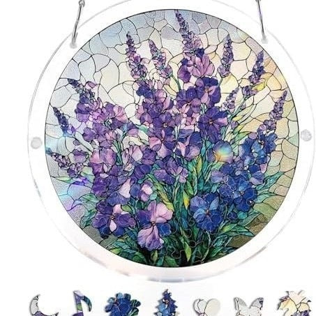 Buntglas Wandbehang Brehn
