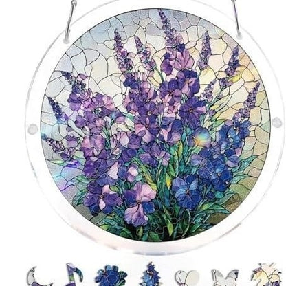 Buntglas Wandbehang Brehn