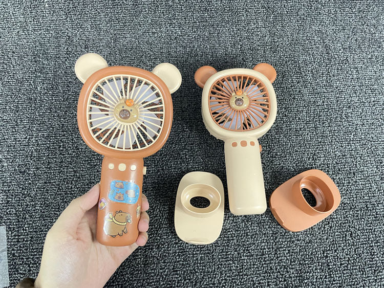 Unisex Tragbarer Handventilator im niedlichen Bären-Design Brehn