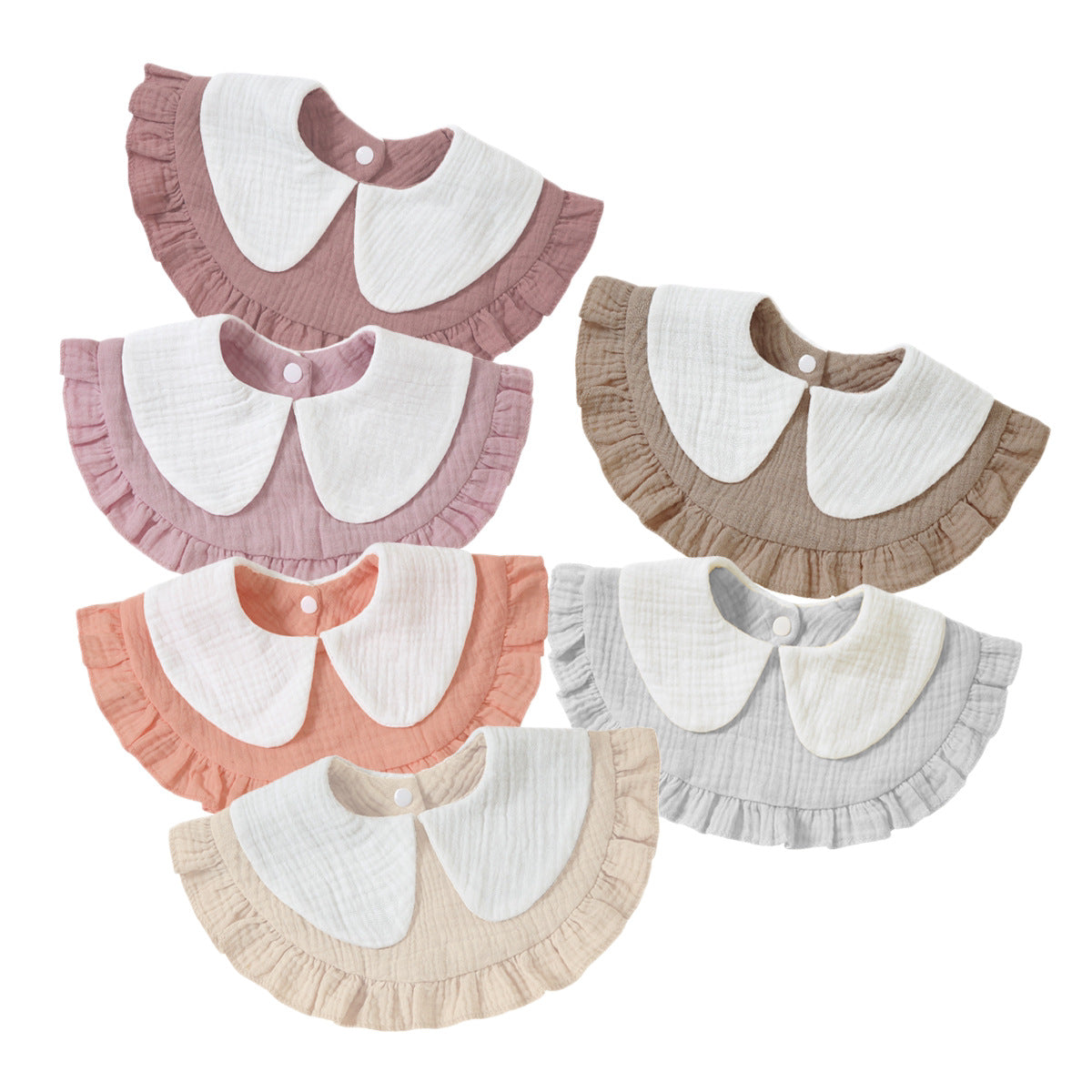 Rüschiges Musselin Baby Lätzchen Brehn