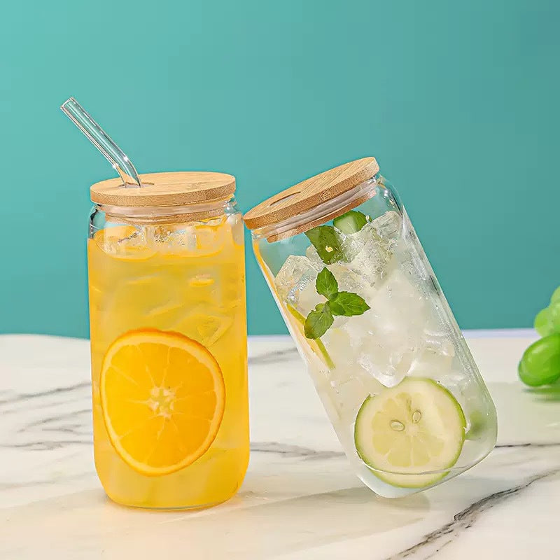Damen Glas Trinkflasche Brehn