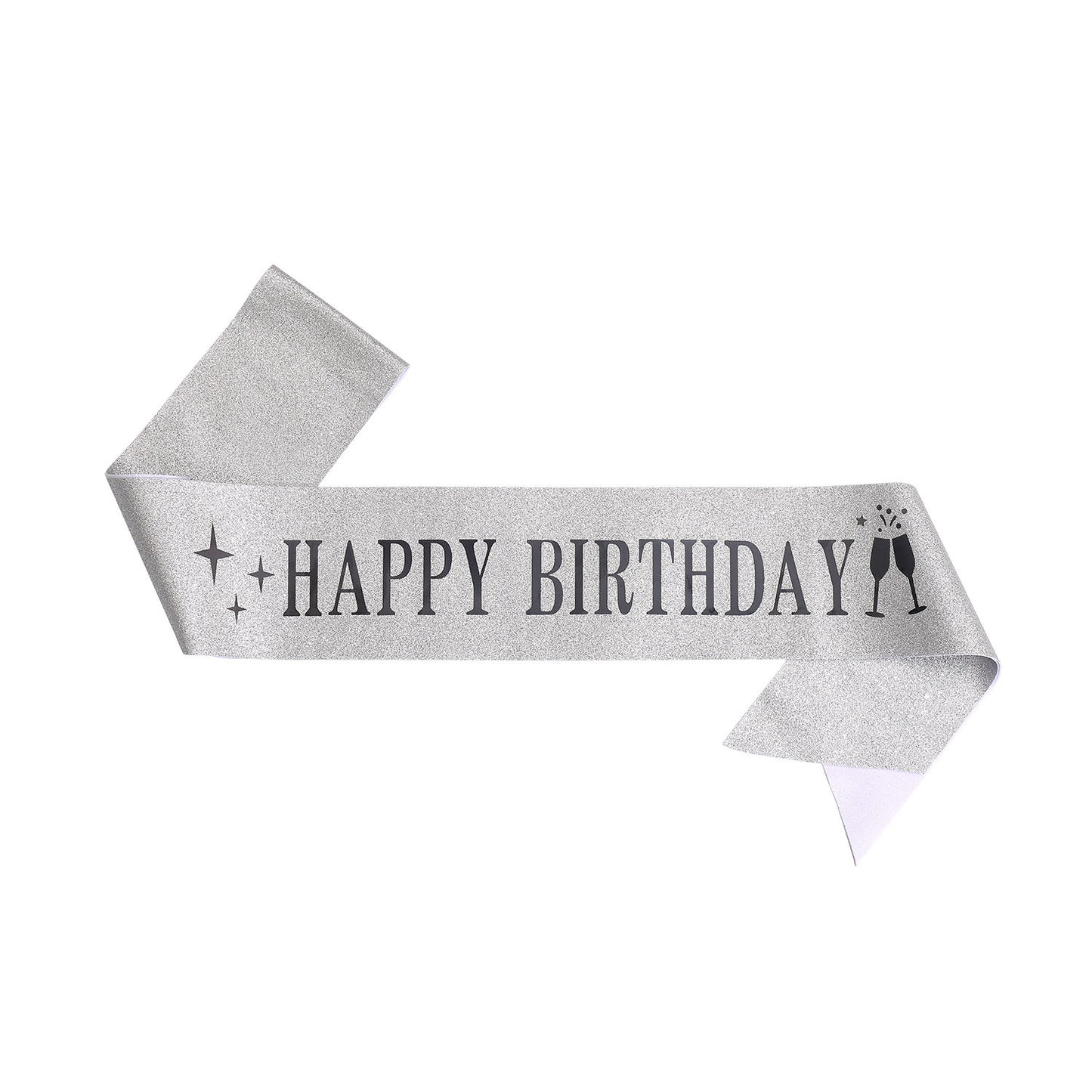 Damen Glitzernder Haarreif mit "Happy Birthday"-Aufschrift Brehn