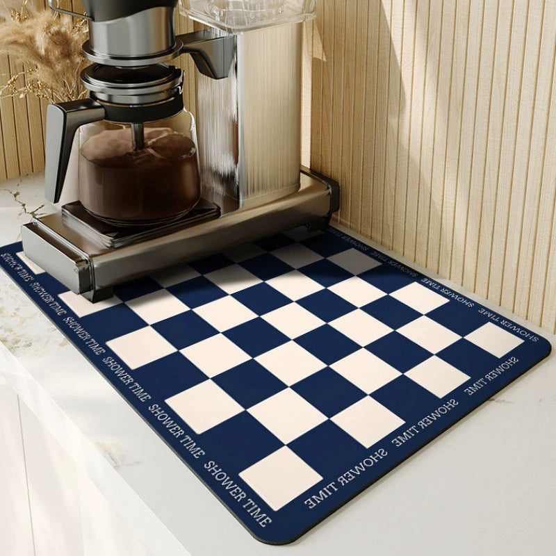 Schachbrett Design Küchenmatte Brehn