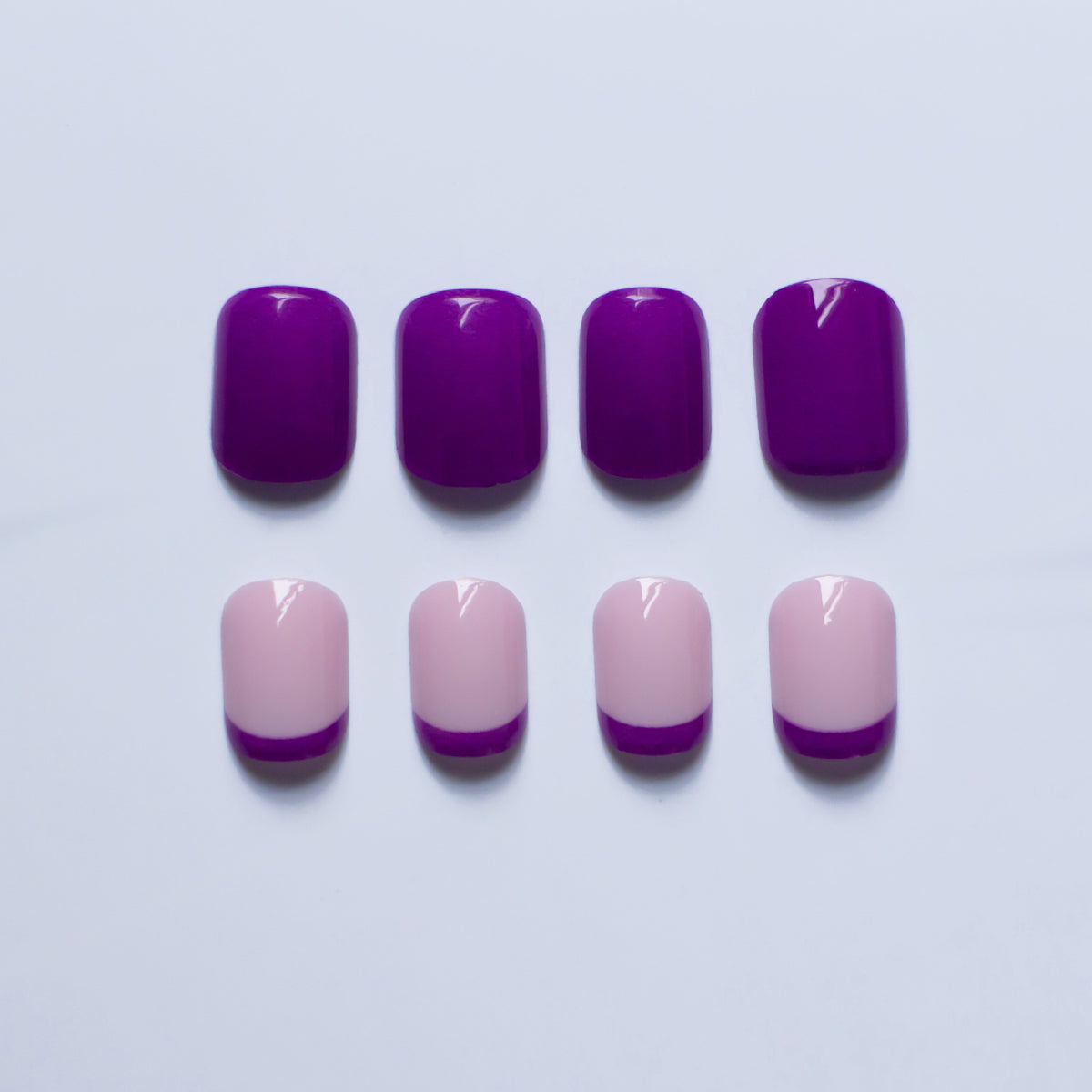Stylisches French Tip Nail Art Set