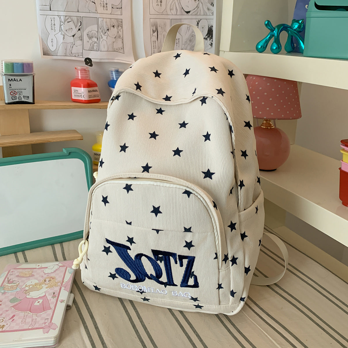Stylische Sternenbedruckte Rucksack Brehn