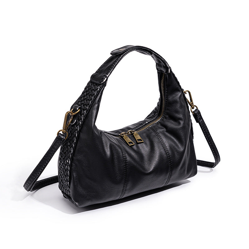Stylische Leder Umhängetasche Brehn