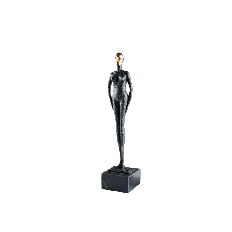 Moderne abstrakte Metallpflanze Skulptur
