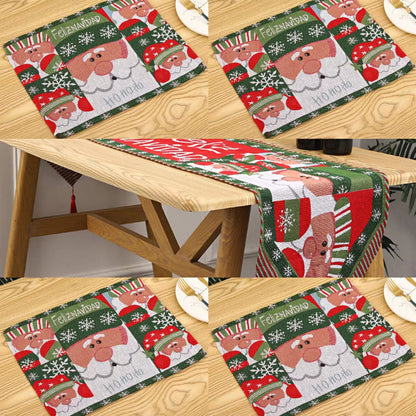 Festliche Tischdecke mit Weihnachtsbaum-Motiv Brehn