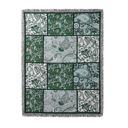 Elegante Patchwork Sofadecke