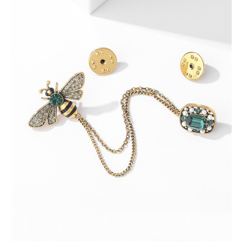 Elegante Bienen-inspirierte Brosche Brehn