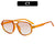 Moderne geometrische übergroße Sonnenbrille