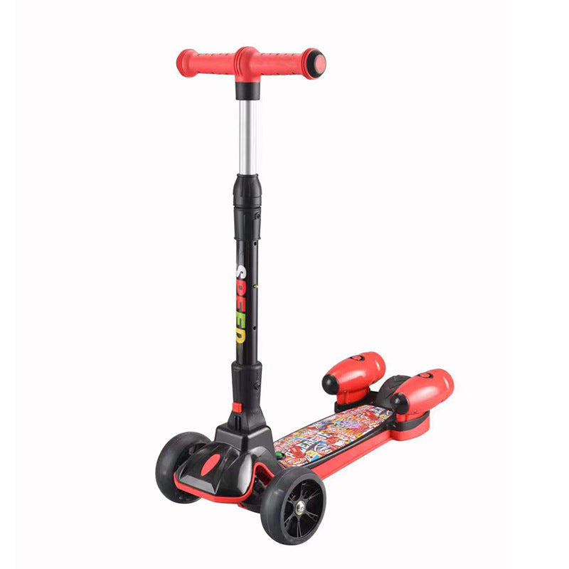 Triple-Rad Stabilitäts Kickroller Brehn