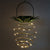 Spiral Pendant LED Hängeleuchte Pflanzgefäß Mit Faux Tropischem Blattaufsatz Brehn