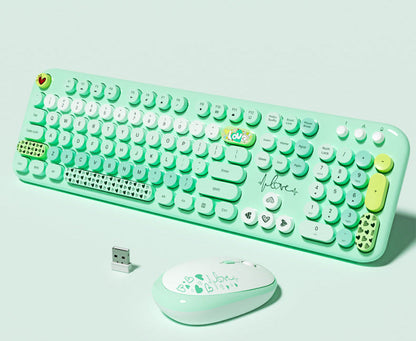 Niedliche Themen Drahtlos Tastatur und Maus Set Brehn