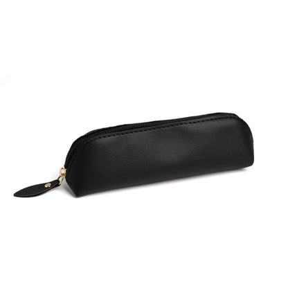Premium Leder Reißverschluss Bleistift Etui Brehn