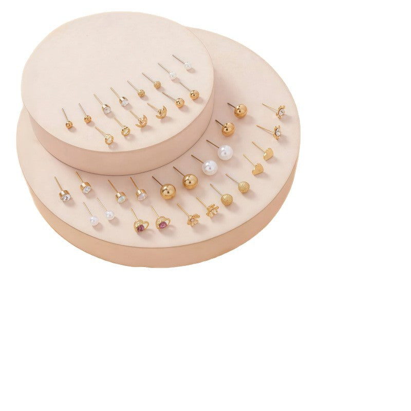 Glitzernde Ohrringe Set Brehn