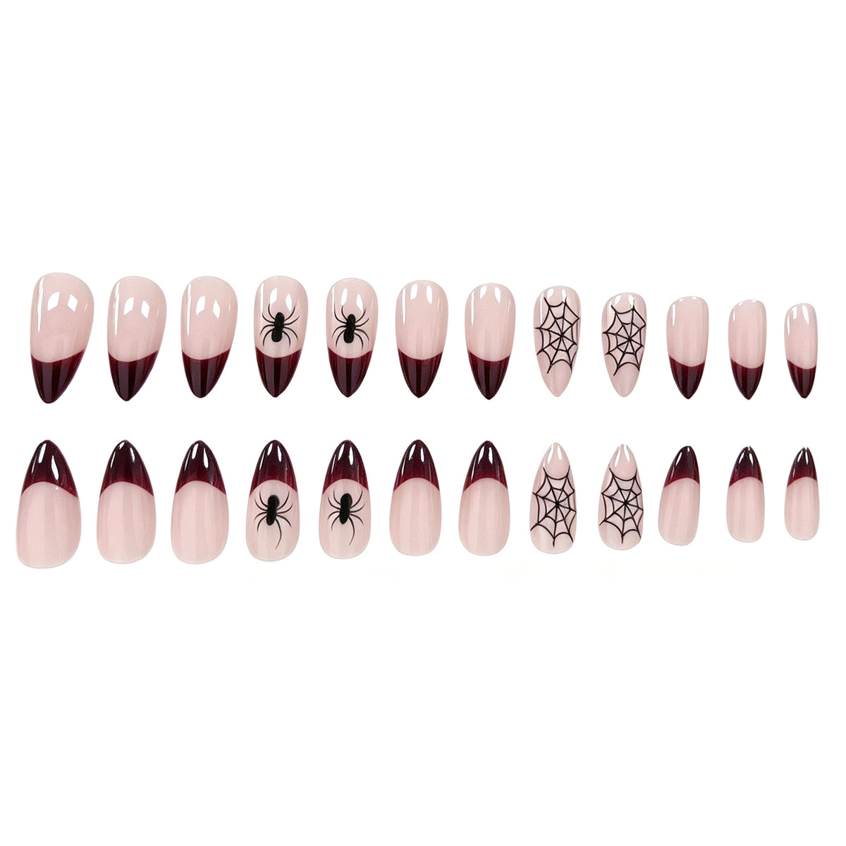Halloween Kürbis und Spinne Nagelkunst Brehn