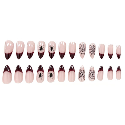 Halloween Kürbis und Spinne Nagelkunst Brehn