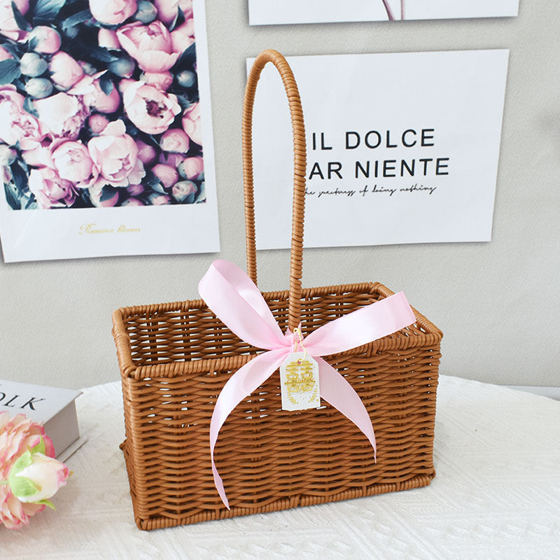 Elegante Handgefertigte Rattan Tragetasche Brehn