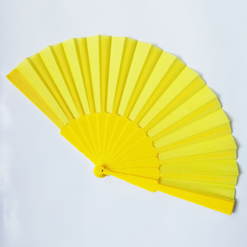 Damen eleganter Handfächer aus hochwertigem Papier und Naturmaterialien Brehn
