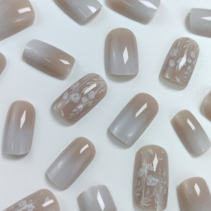 Elegante Ombre Acrylnagelverlängerungen Brehn 1789915886