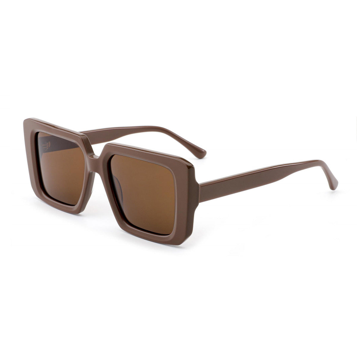 Damen oversized Sonnenbrille mit einzigartigem quadratischem Rahmen Brehn