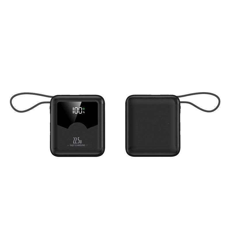 Tragbare Powerbank mit digitaler Ladeanzeige und Schnellladefunktion Brehn