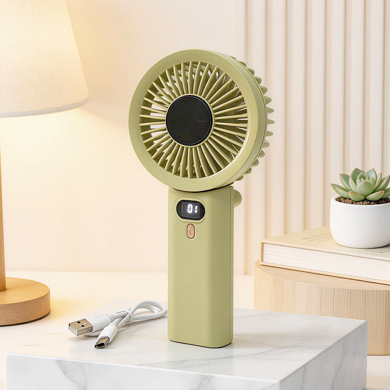 Damen Tragbarer Handventilator mit temperaturregulierender Anzeige Brehn