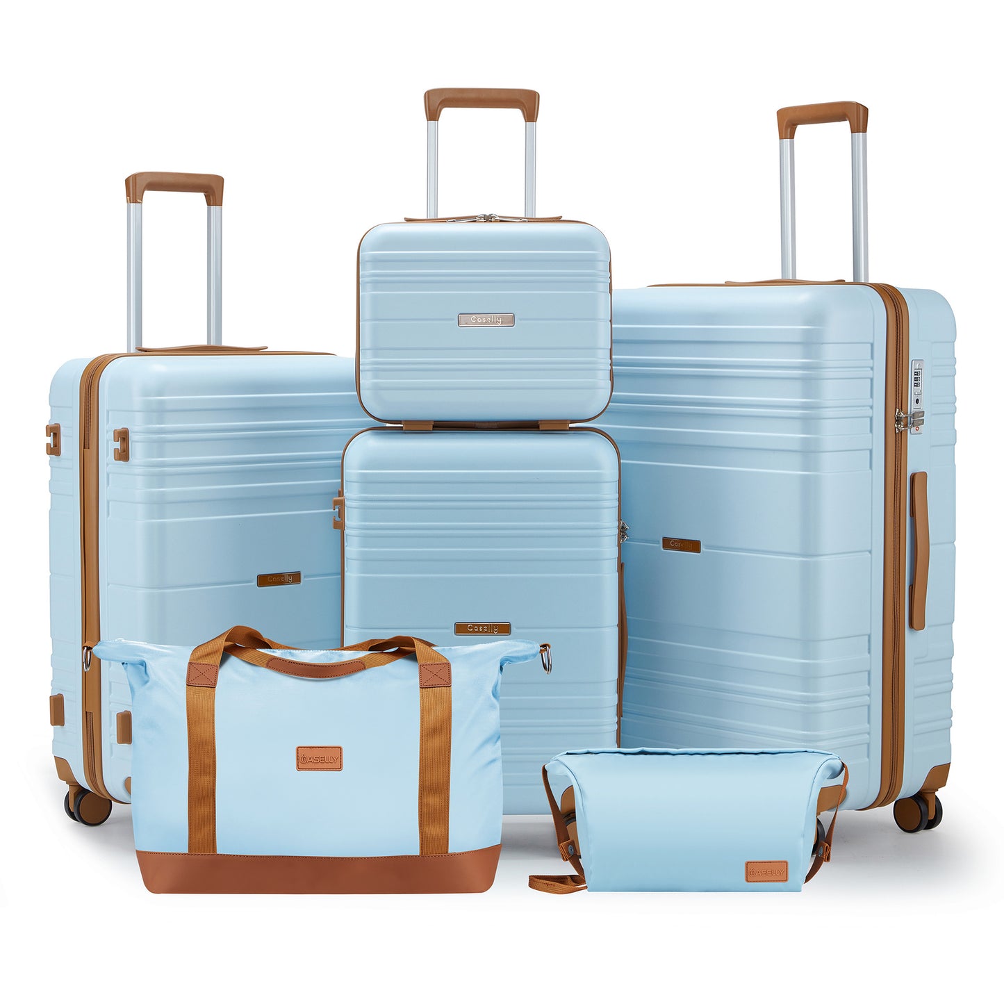 Unisex Premium Hartschalen-Reisetaschen-Set Brehn