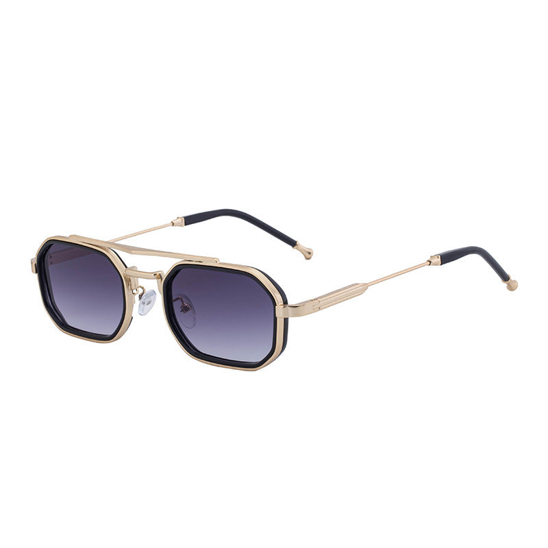Damen modische Sonnenbrille im auffälligen, asymmetrischen Design Brehn